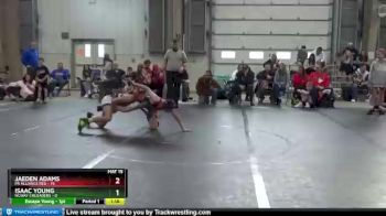 110 lbs Round 1 (8 Team) - Jaeden Adams, PA Alliance Red vs Isaac Young, NCWAY Crusaders