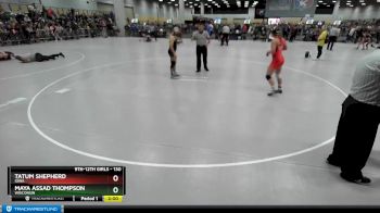 130 lbs Champ. Round 1 - Maya Assad Thompson, Wisconsin vs Tatum Shepherd, Iowa