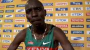 Asbel Kiprop qualifying for 1500 final at Daegu 2011 World Track Championships