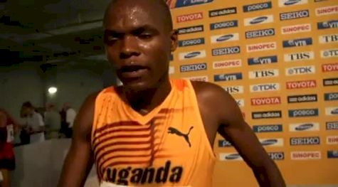 Jacob Araptany of Uganda 6th place in steeplechase final at Daegu 2011 World Track Championships