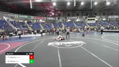 110 lbs Consi Of 16 #2 - Tiago Cearns, Bennett Wrestling Club vs Keith Duran, Miners