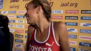 Ingvill Makestad Bovim finishing 6th in first 1500 final at Daegu 2011 World Track Championships