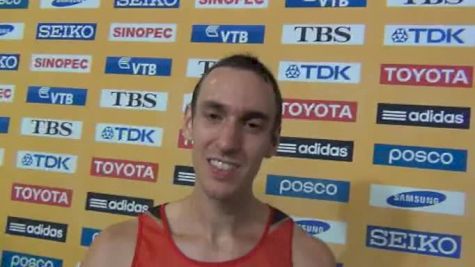 Geoff Martinson after semis of 1500 talks Canadian MD Daegu 2011 World Championships