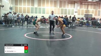 Consolation - Brock Godzin, West Virgina-UN vs Neil Schuster, George Mason