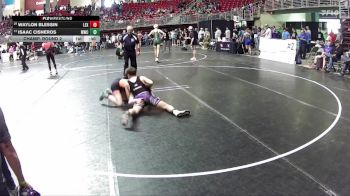 140 lbs Champ. Round 2 - Isaac Cisneros, Milford Wrestling Club vs Waylon Blessin, Lexington