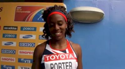 Tiffany Porter thru first round of 100 hurdles after long wait at Daegu 2011 World Track Championships