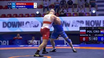 72 kg Qualif. - Mateusz Bernatek, Poland vs Dominik Etlinger, Croatia