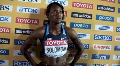 Shalonda Solomon just outside 200 medals in 4th at Daegu 2011 World Track Championships