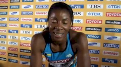 Debbie Ferguson 6th in 200 final and looking up to Veronica Campbell-Brown at Daegu 2011 World Track Championships