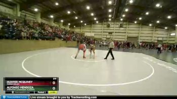 215 lbs Champ. Round 1 - Alfonso Mendoza, American Leadership Academy vs Hunter McQuivey, Marsh Valley