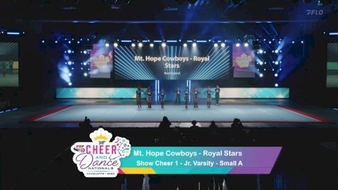 Mt. Hope Cowboys - Royal Stars [2025 Show Cheer 1 - Jr. Varsity - Small A] 2025 Pop Warner National Cheer & Dance Championship