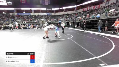 126-137.2 lbs Round Of 16 - Luisa Rivera, Darkhorse WC vs Kristen Crockett, Greater Heights Wrestling