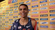 Matt Centrowitz psyched after winning bronze in 1500 at Daegu 2011 World Track Championships