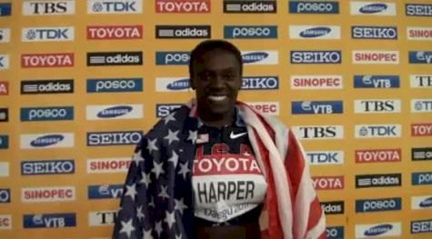 Dawn Harper wicked happy after winning bronze and 1247 PR in 100 hurdles at Daegu 2011 World Track Championships