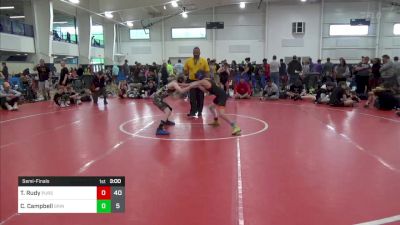 100 lbs Semifinal - Tj Rudy, Pursuit vs Colby Campbell, Grindhouse Wrestling Club