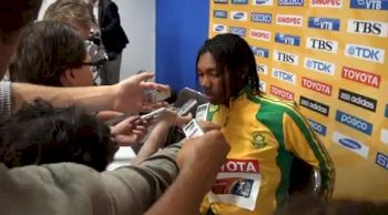 Caster Semenya talks about Nelson Mandela's influence in her career at Daegu 2011 World Track Championships