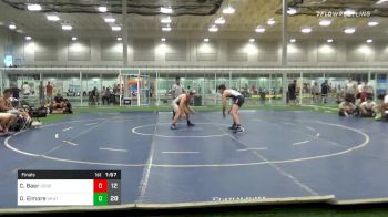 155 lbs Final - Carter Baer, Gorilla Grapplers vs Dylan Elmore, Team Shutt