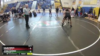 132 lbs Round 7 (8 Team) - Ayden Ramirez, The Outsiders vs Caleb Pierce, Riverview WC