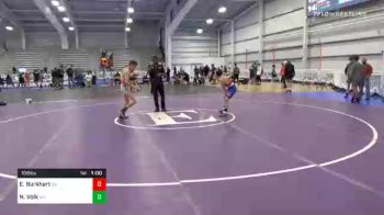 106 lbs Consolation - Ethan Burkhart, OH vs Nate Volk, WV