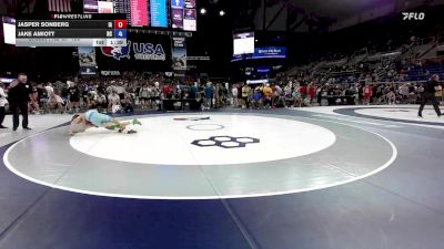 138 lbs Champ. Rd Of 128 - Jasper Sonberg, IA vs Jake Amiott, NC