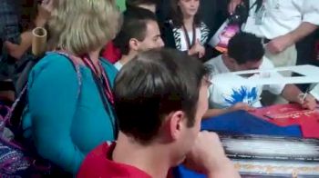 Competitors Sign Autographs