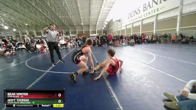 119 lbs Round 1 (4 Team) - Bear Winter, Utah Black vs Hoyt Thomas, Salem Elite Wrestling