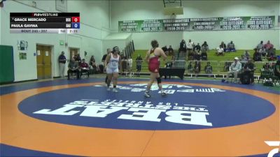 207 lbs 7th Place Match - Paula Gavina, Santa Ana College vs Grace Mercado, Sacramento City College