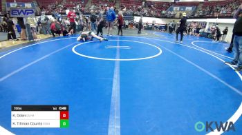 70 lbs Quarterfinal - Konner Oden, Guymon Wrestling vs Kah'til Tillman Counts, Standfast