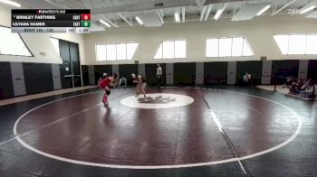 120 lbs Champ. Round 2 - Lilyana Hames, Cheyenne East vs Brinley Farthing, Central