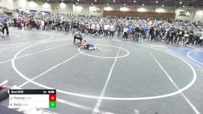 49 lbs Quarterfinal - Jaquan Thomas, Corning PAL vs Koa Reilly, Damonte Mustangs WC