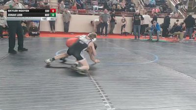 80_B lbs Consi Of 8 #1 - Skyler Nguyen, Central York vs Jonah Leib, North Schuylkill