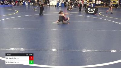 48 lbs Round Of 32 - Macklen Ratcliffe, Upper Dauphin vs Logan Forsburg, Loyalsock