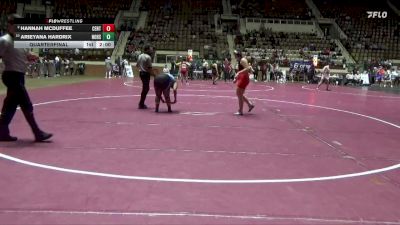 6-7A 185 Quarterfinal - Arieyana Hardrix, Northridge High School vs Hannah Mcduffee, Central