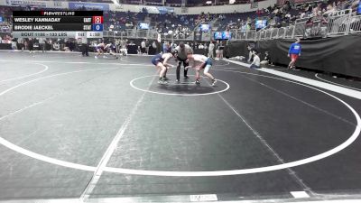 133 lbs Consi Of 4 - Wesley Kannaday, East Kansas Eagles vs Brodie Jaeckel, Station Camp