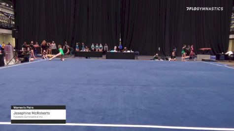 Josephine McRoberts - Women's Pairs, Twisters Gymnastics Inc. - 2021 Women's Xcel Region 4 Championships