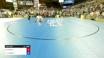 120 lbs Rnd Of 128 - Nikos Filipos, PA vs Johnny Green, OH