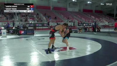 57 kg Quarters - Austin Assad, Seasons Freestyle Club vs Brody Teske, PWC RTC