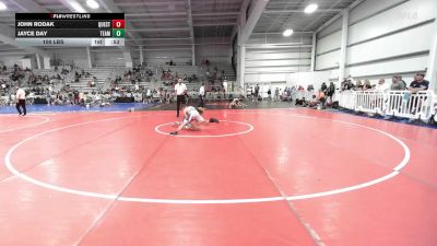100 lbs Rr Rnd 2 - John Rodak, Quest School Of Wrestling ES vs Jayce Day, Team Michigan