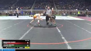 D4-140 lbs Semifinal - Bronson Marry, Hudson vs Ryder Holmes, LeRoy Pine River
