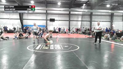 160 lbs Rr Rnd 8 - Colt Sipes, M2 Training Center - K8 vs John Meyer, CT Whale - K8