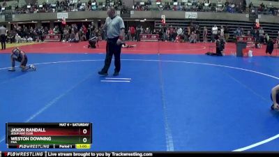 80 lbs Round 3 - Jaxon Randall, Jesup Mat Club vs Weston Downing, FWA