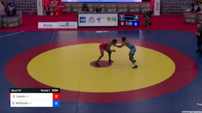 FS 74 lbs 1st Place Match - Stone Lewis, Montreal NTC vs Dillon Williams, Team Impact WC