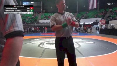 1-5A 100 Champ. Round 1 - Payton Price, White Plains vs Brooklyn Carroll, Wilson