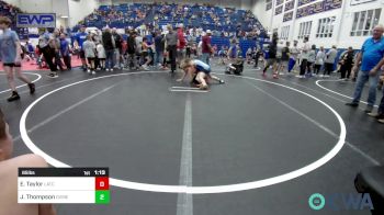 85 lbs Quarterfinal - Evan Taylor, Little Axe Takedown Club vs Jacksen Thompson, Division Bell Wrestling