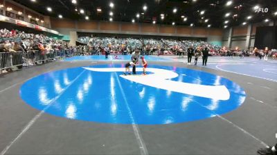 42-44 lbs Round 2 - Tatum Kutz, South Reno Wrestling Club vs Sawyer Whitcome, Reed Raiders