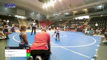 50 lbs 5th Place - Bryer Williams, Locust Grove Youth Wrestling vs Nolan Elwell, Mustang Bronco Wrestling Club