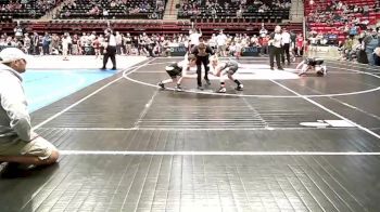 100 lbs Quarterfinal - Bryson Nunn, Marlow Outlaws vs Jackson Shondelmyer, Broken Arrow Wrestling Club