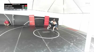 165 lbs Champ. Round 2 - Xavier Sapien, Villa Park High School vs Levi Justice, Church Boyz Wrestling Club