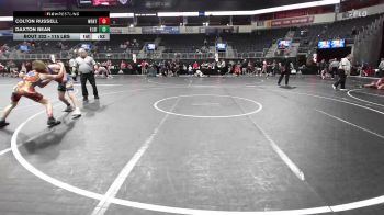 115 lbs Final - Colton Russell, Wentzville Wrestling Federation vs Daxton Bean, Elgin Wrestling