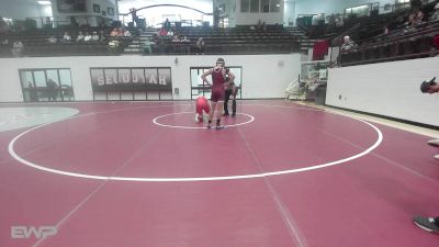 150 lbs Quarterfinal - Michael Brunson, Hilldale vs Liam Buchanan, Bartlesville High School